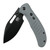 Critical Strike Zulu G10 Grey Black Stonewash Blade (TL505-GRBW) half