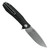 Ironfly Zesty G10 Black (VF01-BK) open clipside