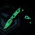 Heretic Knives Kobold Bowie Toxic Green Cel Shading (H065-CS-TX) glow