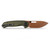 Vosteed Zander Aluminum Olive Green Copper Dune Blade (A4604)
open back