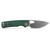 Vosteed Porcupine G10 Green (A2624) open clipside