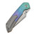 Kansept Fenrir Crystallized Titanium (K1034H2) closed clipside