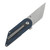 Kansept Dash Vortex Micarta Blue Yellow (T2045A3)
open clipside