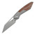 Kansept Strip Micarta Brown Titanium Stonewash (K1113A3) open