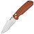 CJRB Mega Maximal Micarta Brown (J1954L-BN) open