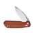 CJRB Mega Maximal Micarta Brown (J1954L-BN) half
