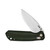 CJRB Mega Maximal Micarta Green (J1954L-MGN) half