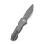 CIVIVI Iron Tide Aluminum Grey (C25011-3) open clipside