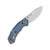 QSP Elk Micarta Blue Black (QS173-B1) open back