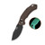 QSP Elk Micarta Glow in the Dark Brown Black Blade (QS173-A2)
open glow