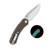 QSP Coyote Micarta Glow in the Dark Brown (QS174-A1) open back