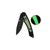 QSP Peregrine G10 Glow in the Dark Black Blade (QS177-A2)
half