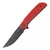 Reate Remedy FatCarbon Glass Red Black Blade (REMEDY-09) open