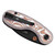 Kizer Microbe Glass Fiber Orange White (V2742A12) closed clipside