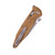 Microtech Socom Ram-Lok S/E Stonewash Frag Aluminum Tan (160RL-10FRTA) closed