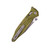 Microtech Socom Ram-Lok S/E Apocalyptic Aluminum OD Green (160RL-10APFROD) closed