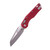 Microtech MSI Fluted Apocalyptic Aluminum Merlot (210-10APFLMR)