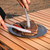 NexTool Titanium Tongs (NE20253) in use cutlery