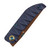 Tenable Tarkin Aluminum Blue Faceted Wave Texture (B1078A2) closed