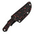 Kansept Flank G10 Black Zombie Blood Print (G006A8)
in sheath
