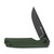 SENCUT Stria Micarta Milled Green (S25112-2) half