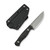 WE Knife Co Notchline Milled Rose Carbon Fiber (WE25047-1) with sheath