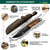 BeaverCraft Bushcraft Carbon Steel Walnut Handle Dusk (BE-BSH4) features