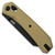 Knafs Lander 2 Reverse Tanto Aluminum Gold (KNAFS-00678) closed