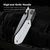 Remette RT-Meteor Titanium Black Silver Carbon Fiber Grey Blade (RTPT-BDL) handle