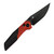 Kansept Deadite Alum Red Micarta Black (T1081V3) open back