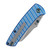 Kansept Main Street Aluminum Stripes Blue (K1015H3) closed back