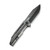 WE Knife Co Limited Edition Gunwale Titanium Polished Grey (WE24048-2) open back