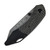 Kansept K9 Twill Carbon Fiber G10 Laminate Titanium Black (K1151A4) closed
