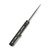 WE Knife Co Varg Flamed Titanium Tiger Stripe Rose Carbon Fiber Inlay (WE25074-3) spine
