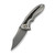 WE Knife Co Varg Titanium Grey Black Yellow Carbon Fiber Inlay (WE25074-2)