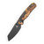 Bestechman Cicada's Wing-TL Wood Resin Black Gold (BMK24-W-2) open