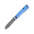 Tenable Riflestock Aluminum Light Blue (B2131S1) open front