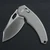 Kunwy X-Padre Titanium Orange Peel Grey (X706T-2) half open