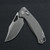 Kunwu Django Titanium Diamond Texture (X707T-1A) half open