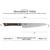 Shun Kanso 6" Utility Knife (SWT0701) dimensions