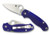 Spyderco Para 3 Dark Blue G10