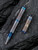 WE Syrinx Blue Titanium Pen - open with lid
