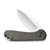 CIVIVI Elementum Dark Green Micarta - half open