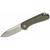 CIVIVI Elementum Dark Green Micarta - open