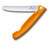 Victorinox Swiss Classic Folding Utility Knife Orange - half folded