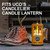 UCO Gear 9 Hour Beeswax Candles 3Pc (L-CAN3PK-B) use in candelier lantern