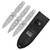 Black Tusk Chisel Throwing Knife 7" 3pc (8000-01)
