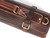Knife Roll Company Torino Ranch Dark Brown 10 Slot Knife Roll (KR21002) close up buckles