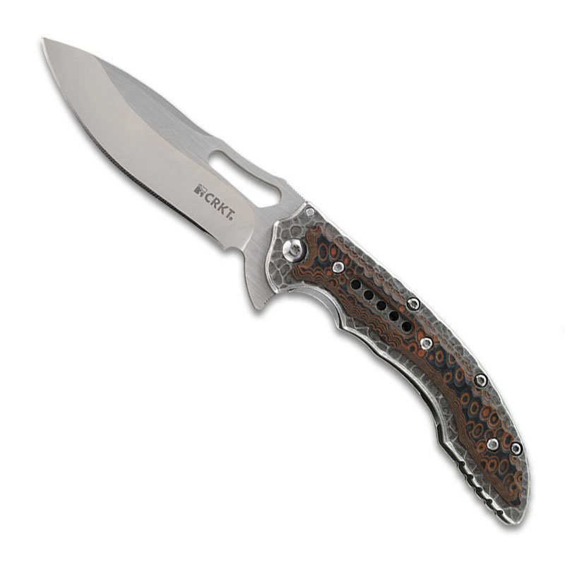 CRKT Fossil - Plain Edge Folding Knife - In Canada
