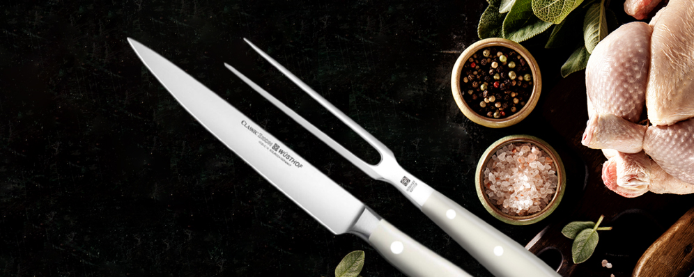 Premier Series Brisket Knife & Carving Fork Set